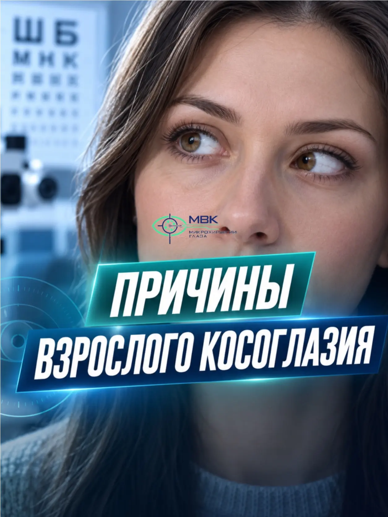 В карточках собрали для вас причины взрослого косоглазия 👆