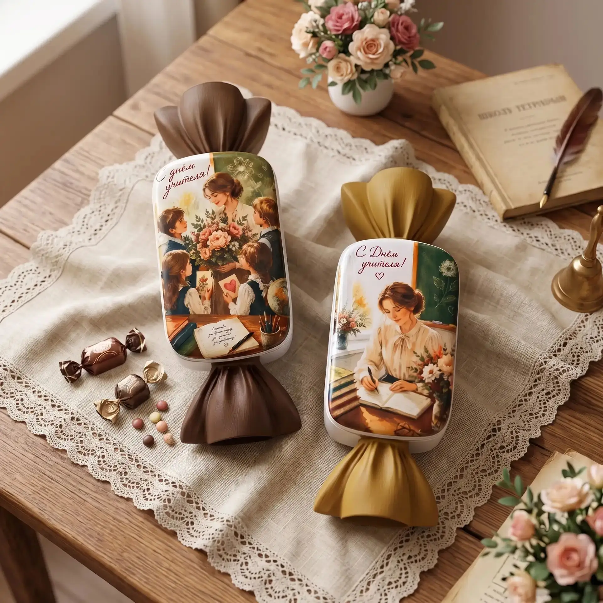 Открываю предзаказ на свечи конфеты 🍬 🕯 ко дню учителя 👩‍🏫‍.