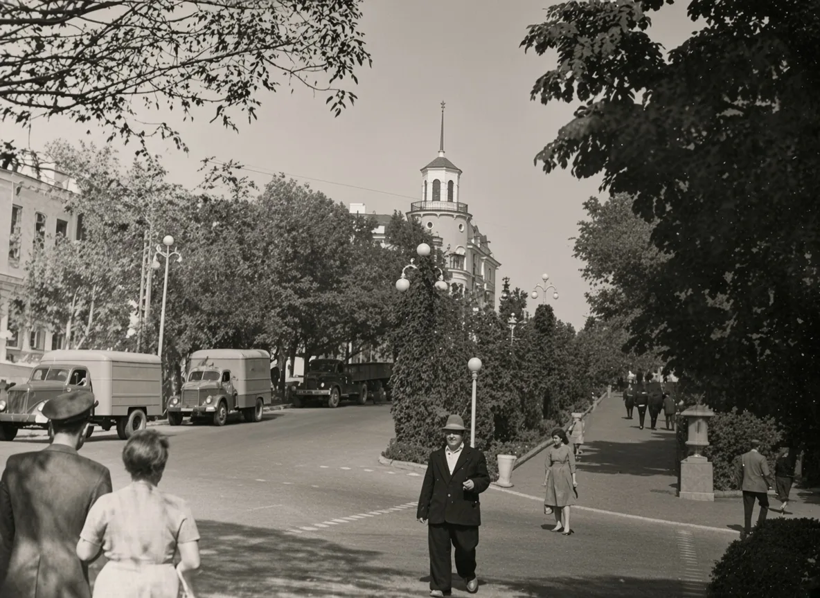 Город времен СССР