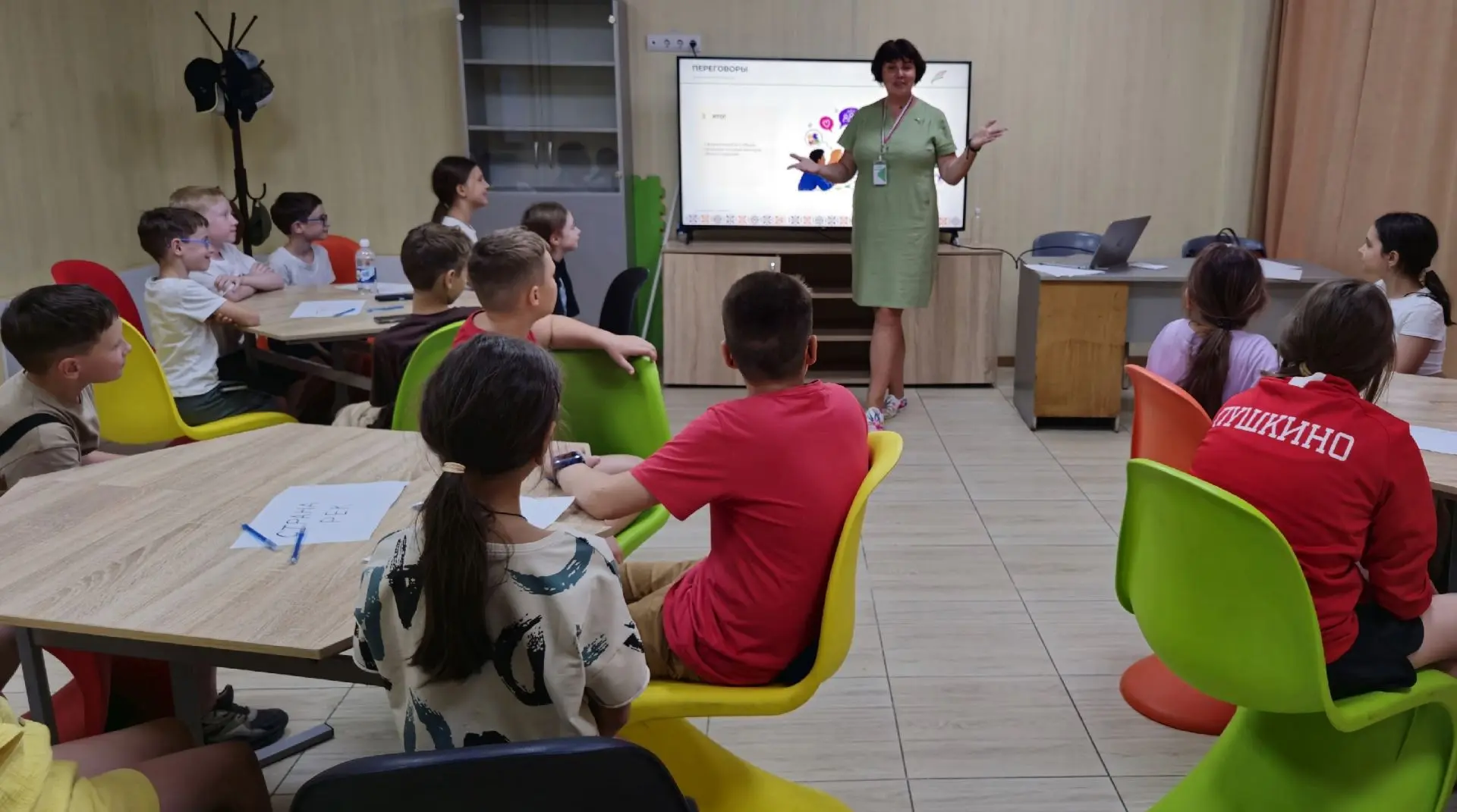 Занятия от АНО Евразия в ДОЛ "Профи" ВДЦ "Смена" у наших активных, ярких и позитивных р...