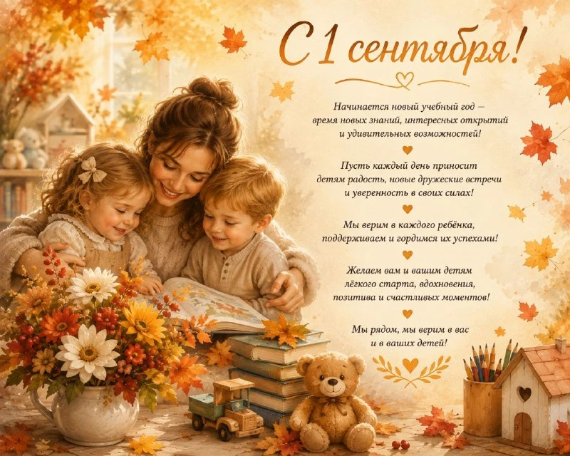 С 1 сентября! 🍂📚