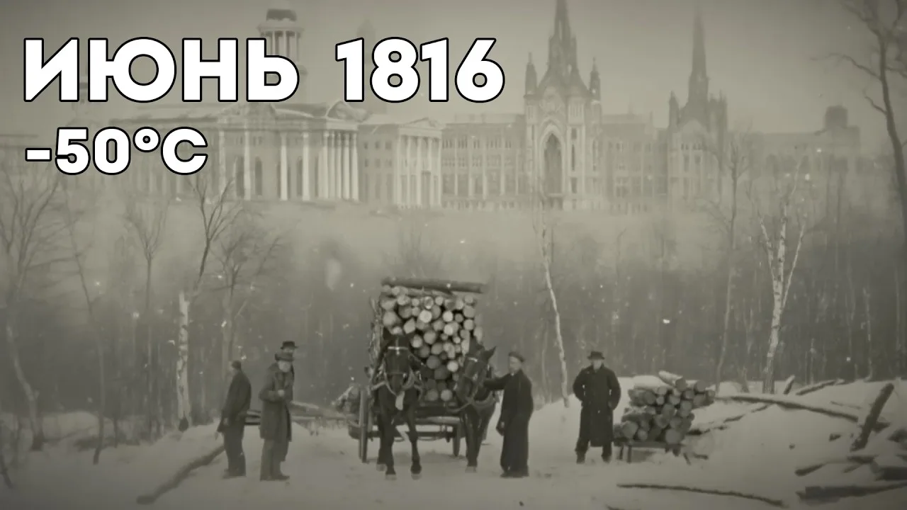В 1816 году в Северной Америке снег шел 12 месяцев подряд

Этот год вошел в историю как «год без лет