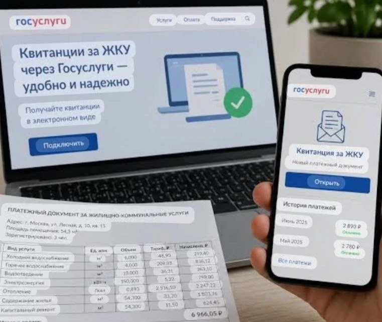 Счета за ЖКУ будут приходить на «Госуслуги»
