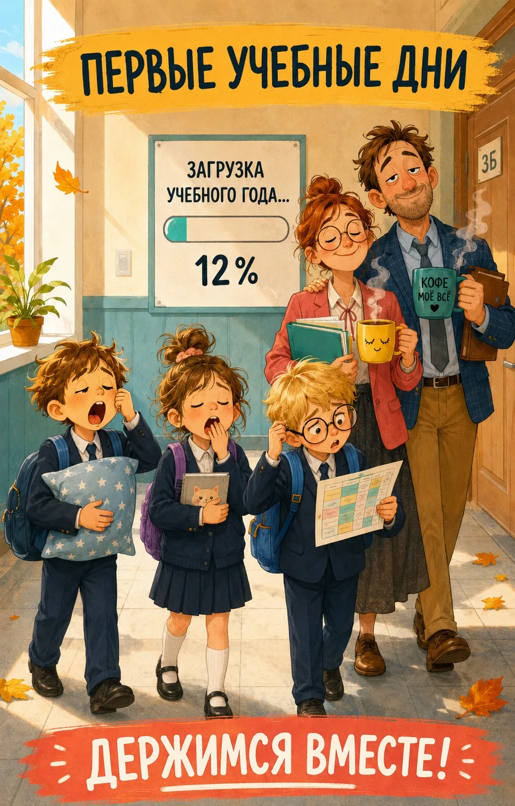 Кажется, первые учебные дни — это небольшое испытание для всех 😁