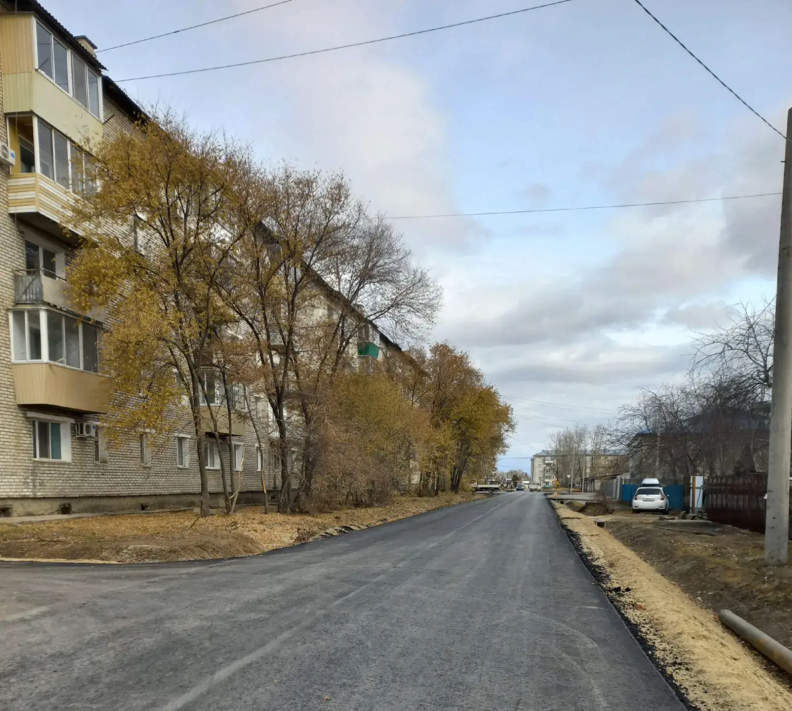 УЧАСТКИ УЛИЦ ОДЕЛИСЬ В АСФАЛЬТ