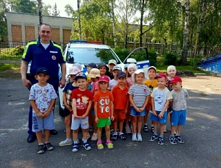 В детском саду №122 «Малыш» города Пензы состоялась встреча воспитанников с инспектором...