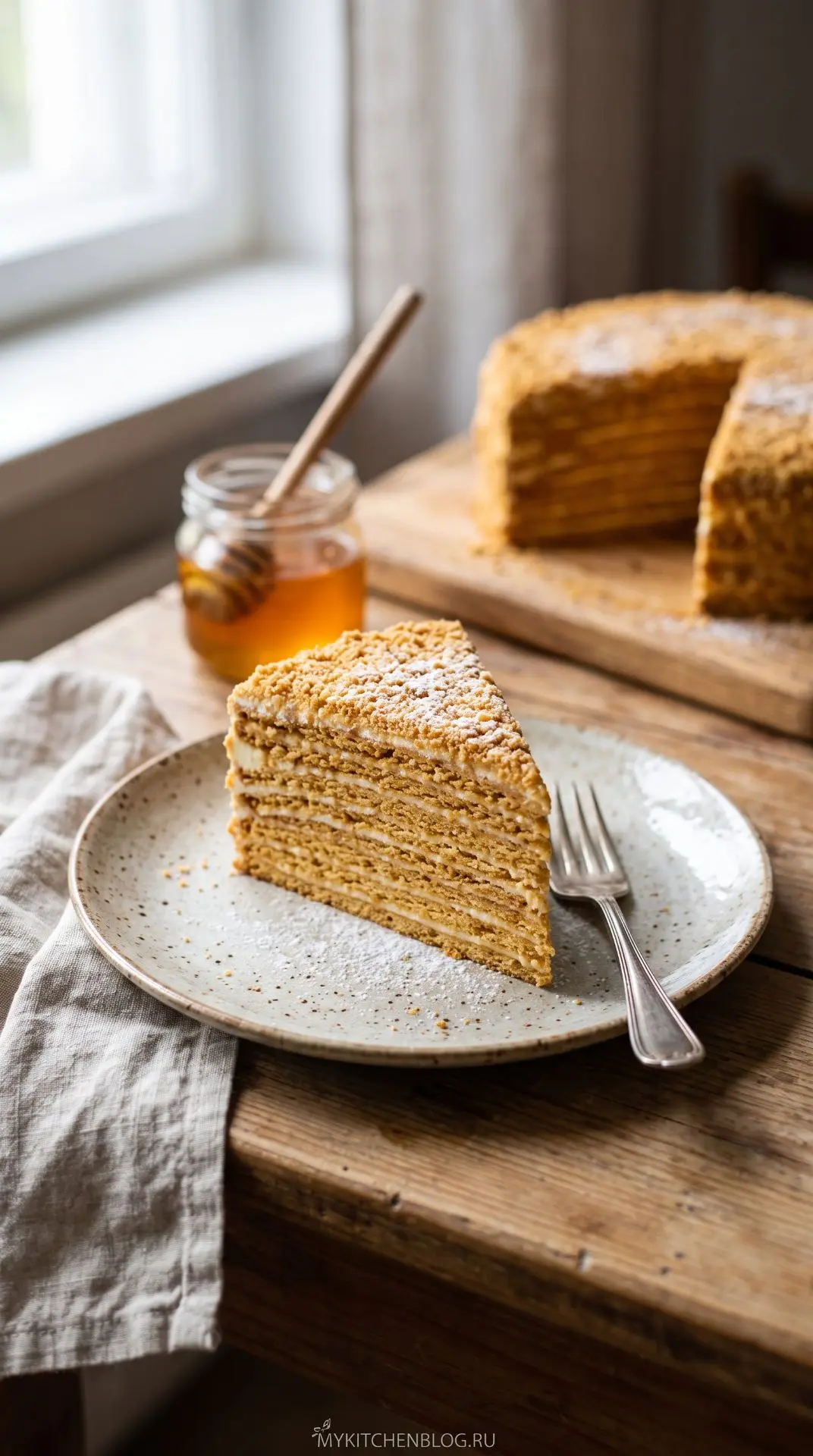 # 🍯 Медовик со сметанным кремом: тот самый вкус из детства
