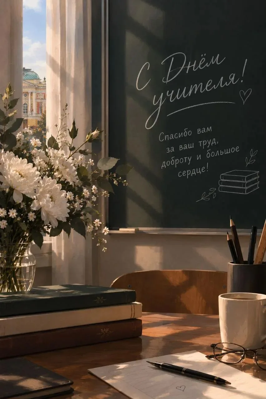 📚 Дорогие учителя, с профессиональным праздником!