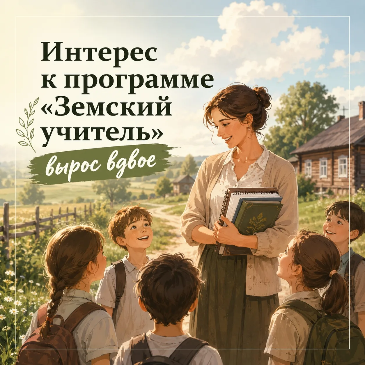 Учителя едут в сёла: интерес к программе «Земский учитель» растёт