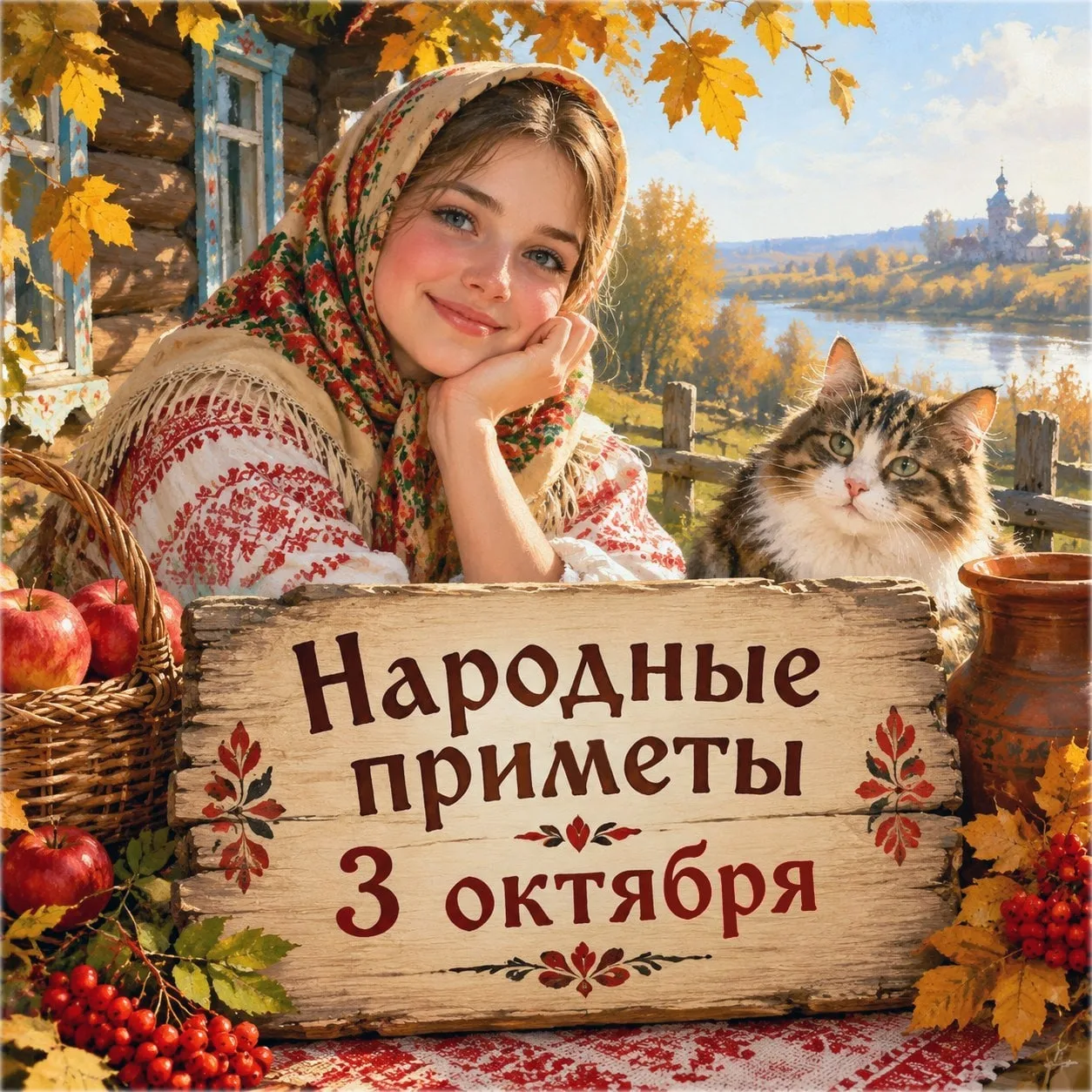 🌿 3 октября — Астафий Ветряк: народные приметы 🌿