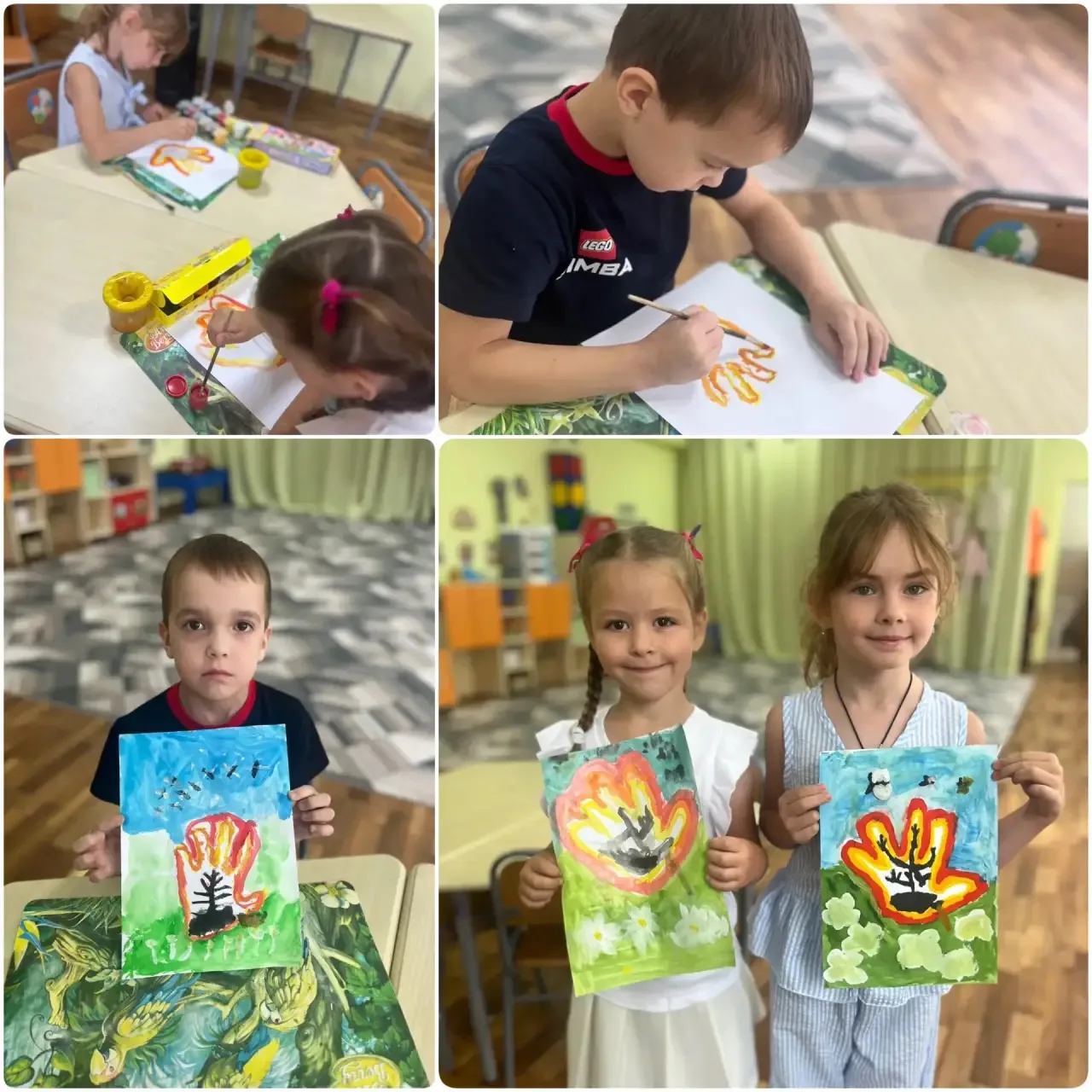 Сегодня в подготовительной группе — День пожарной безопасности. 🧯Поговорили о правилах...