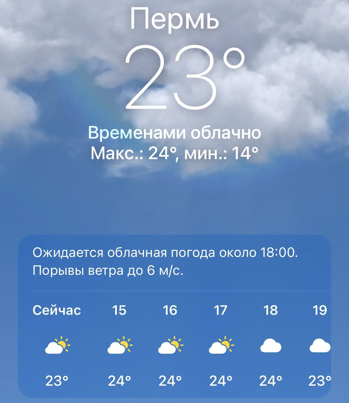🌥️ Погода сейчас