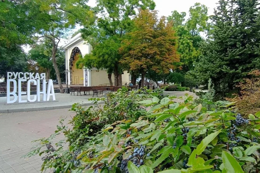 Кадры уходящего лета в Севастополе: приморский бульвар с яркими клумбами, зреющий грана...