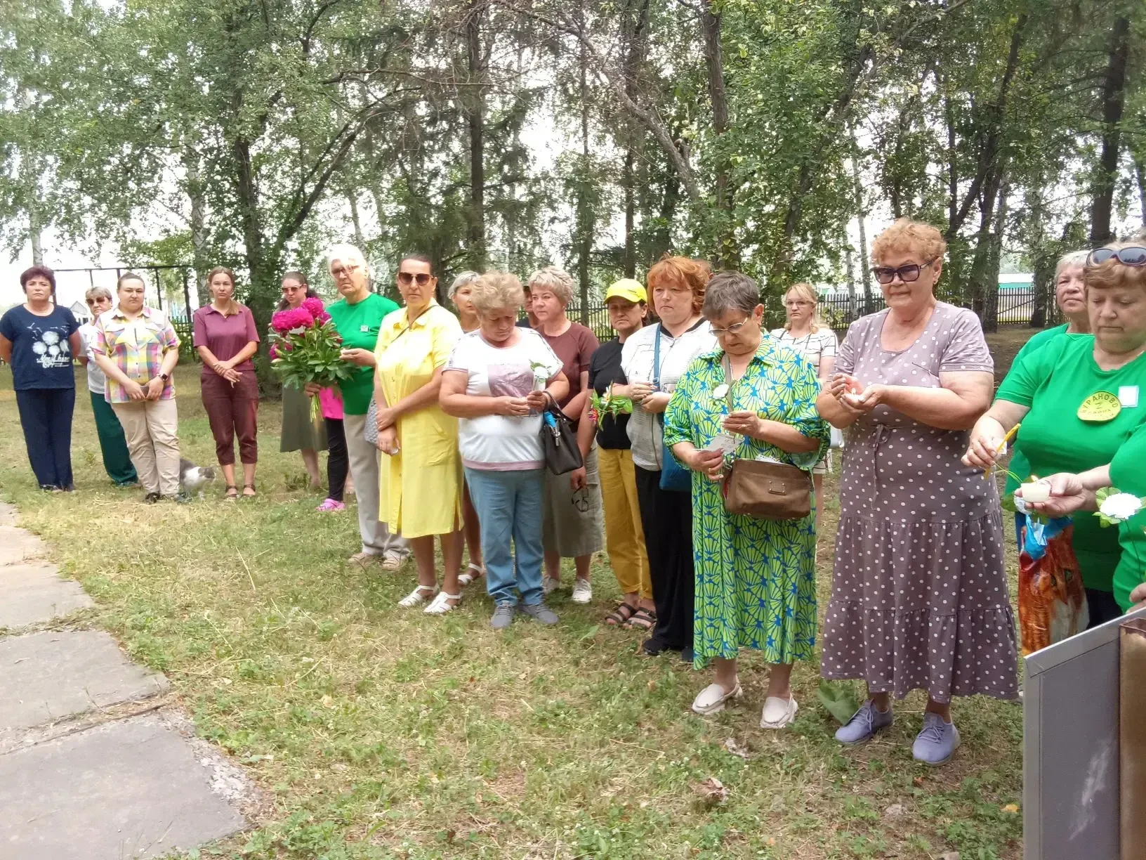 🕯️  В День памяти и скорби в селе Бураново у мемориала воинам, погибшим в годы Великой Отечественно