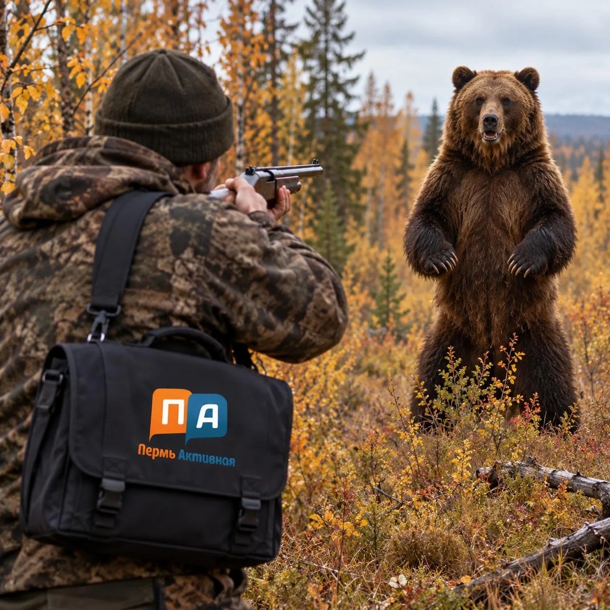 🐻 В России охотникам могут начать платить до 35 тысяч рублей за добытого медведя — в р...