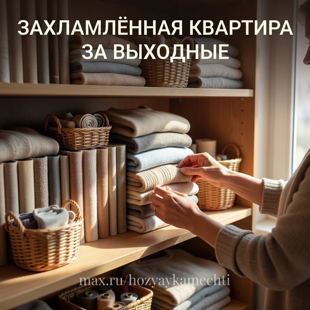 ЗАХЛАМЛЁННАЯ КВАРТИРА ЗА ВЫХОДНЫЕ — КАК Я ИЗБАВИЛАСЬ ОТ 47 ЛИШНИХ ВЕЩЕЙ И НАКОНЕЦ ВЗДОХНУЛА  Подруга
