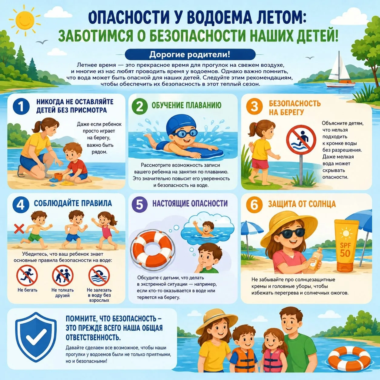 🌊 Опасности у водоёма летом: заботимся о безопасности наших детей! 🌊

Дорогие родители!

Летнее вр