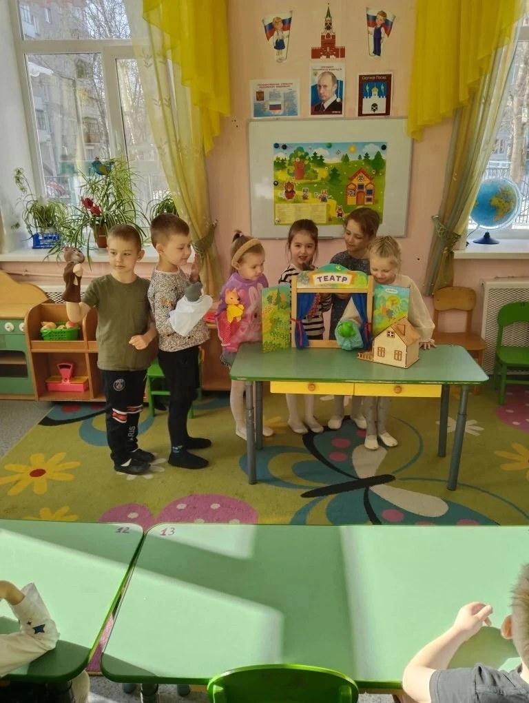 В рамках реализации проекта  "Предшкола: стандарт детского сада" на тематической неделе "Театр детей