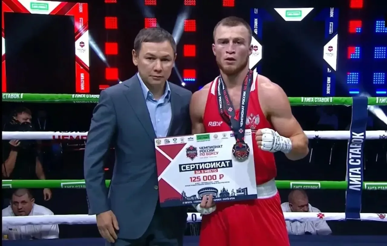 🥉Спортсмен из КЧР Али Боташев завоевал бронзовую медаль чемпионата России по боксу сре...