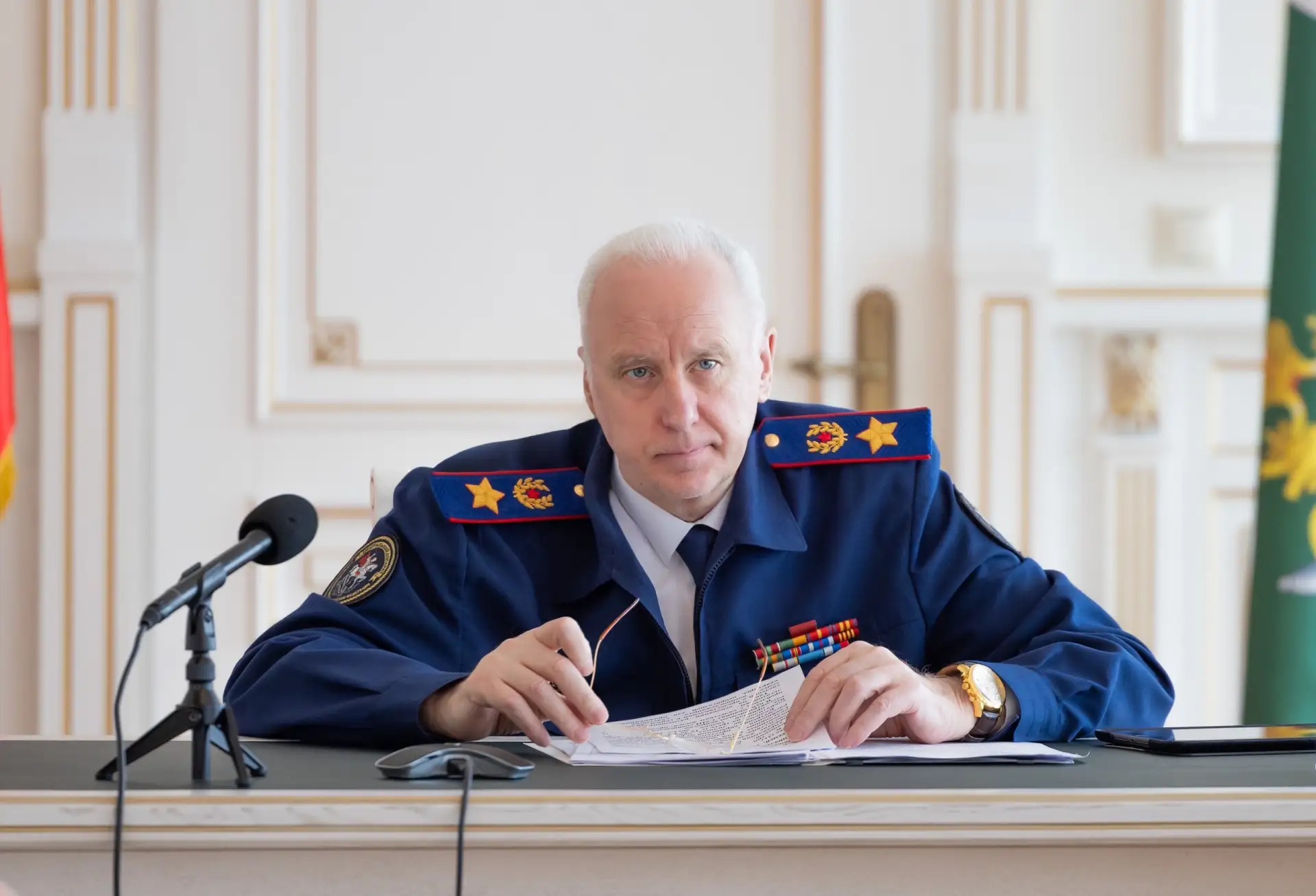 Председатель СК России провел оперативное совещание по вопросам уголовно-правовой защит...