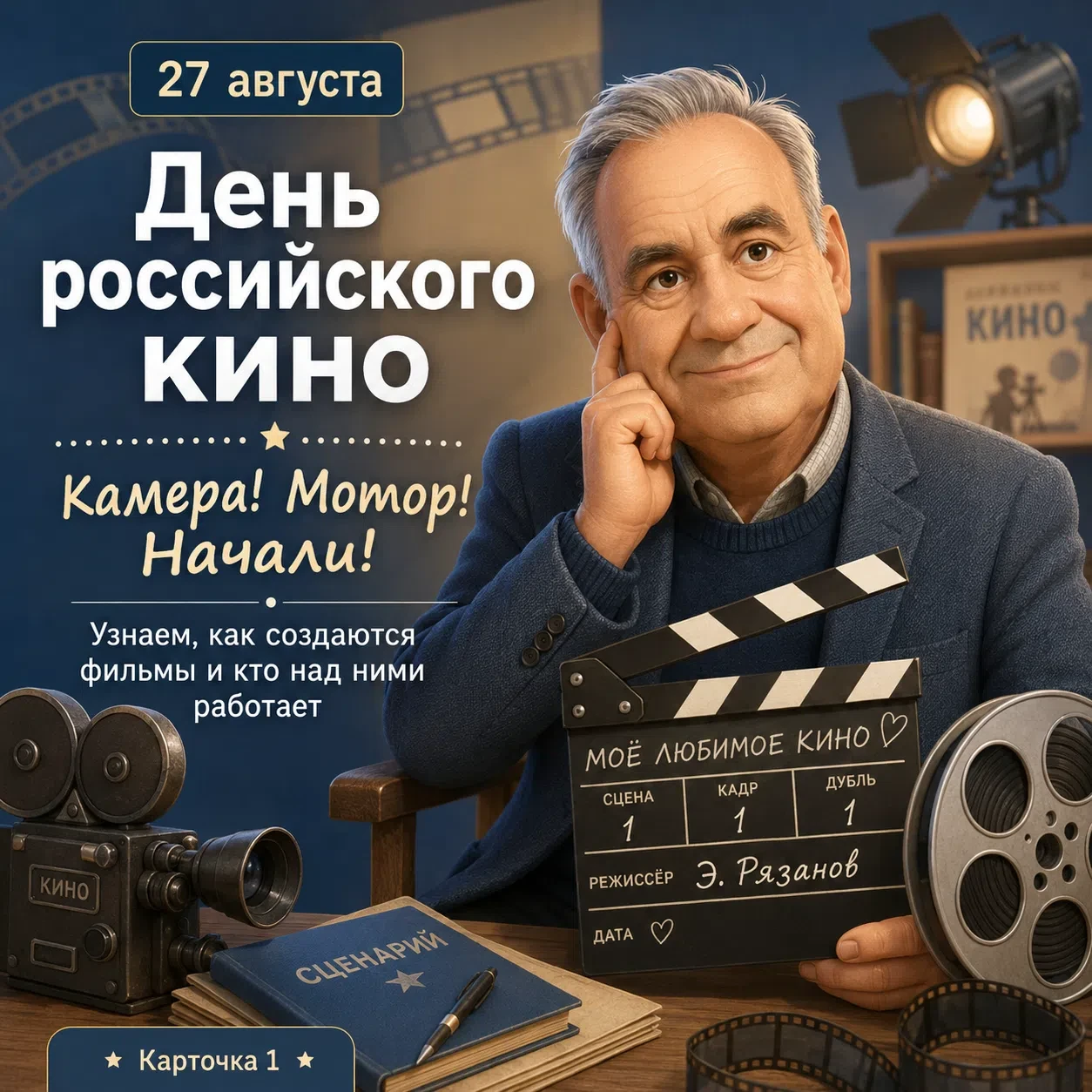 🎬 27 августа — День российского кино
