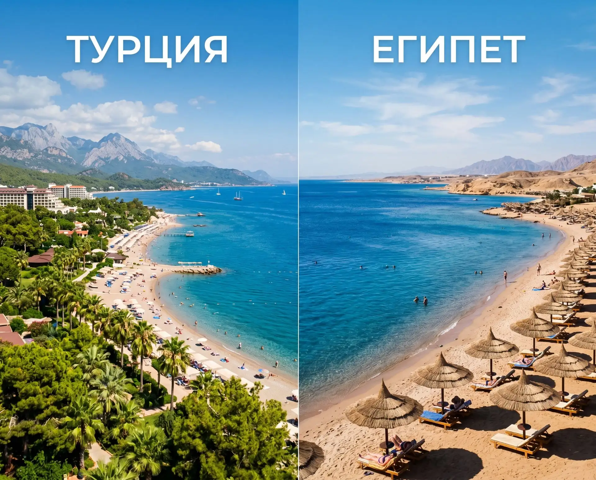 В Египте летом слишком жарко! Давайте лучше в Турцию!