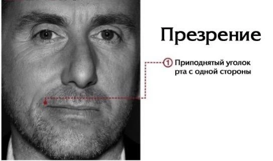 🎭 Эмоция презрения