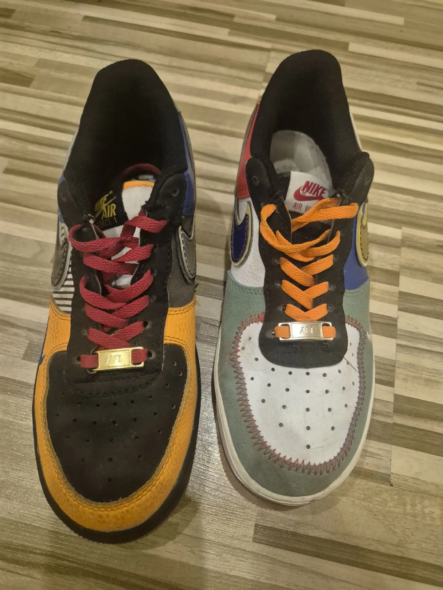 Стилёвые кроссовки Nike Are. Разноцветные