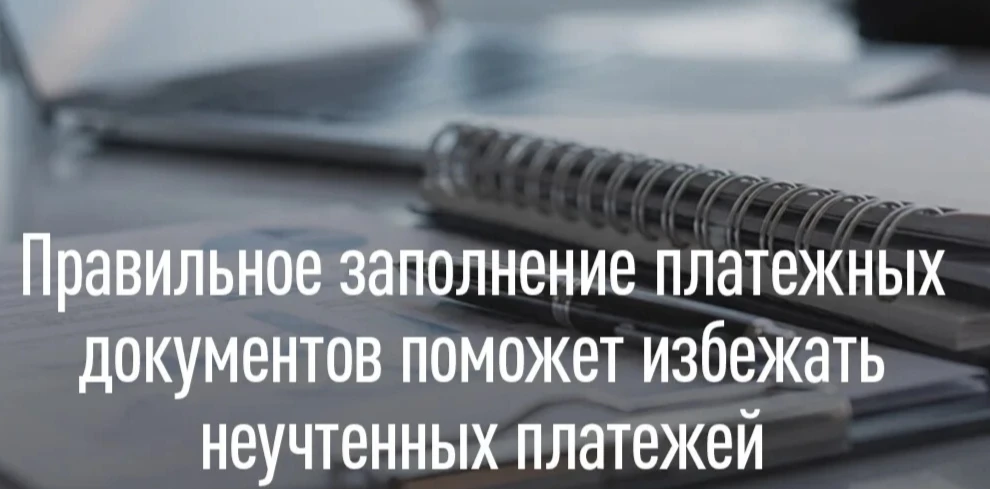 Правильное заполнение платежных документов помогает избежать неучтенных платежей, образ...