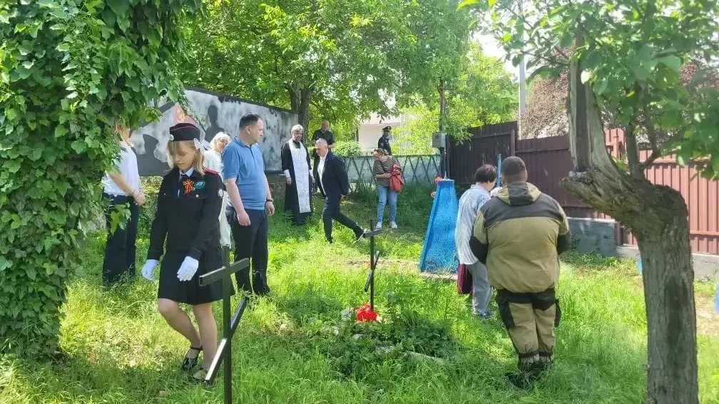 ⭐️Патриотическое мероприятие на воинском захоронении времен Великой Отечественной войны!  Вчера в с.