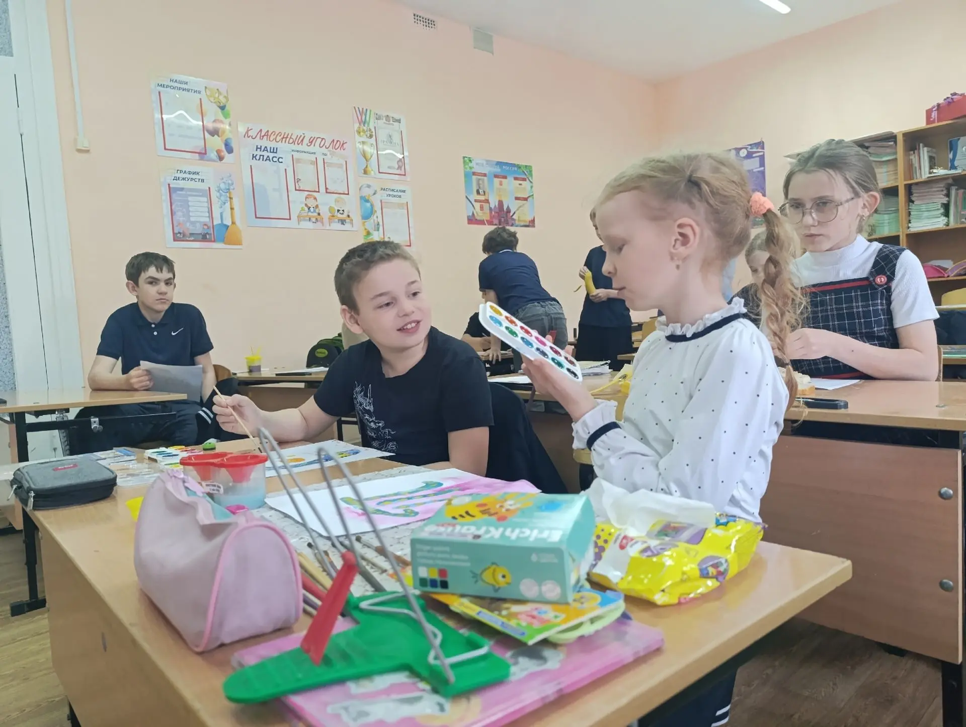 В Дзержинской средней школе №1 прошли мероприятия ко Дню славянской письменности и культуры  Наканун