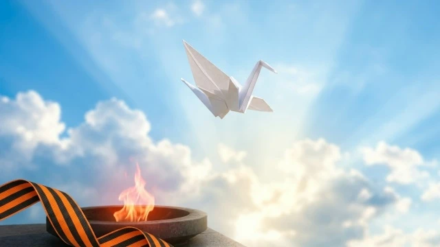 🕊️ ШКОЛЬНЫЙ СОВЕТ ОБЪЯВЛЯЕТ АКЦИЮ «ЖУРАВЛИК» 🕊️Дорогие друзья! Белые журавли — символ памяти о павши