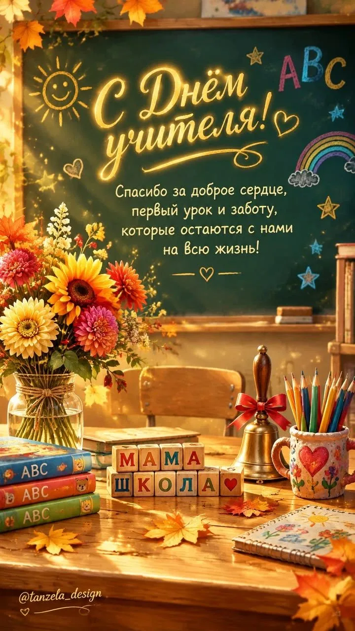 🌹🌹🌹Дорогие учителя, поздравляем с вашим профессиональным праздником! Желаем крепкого...