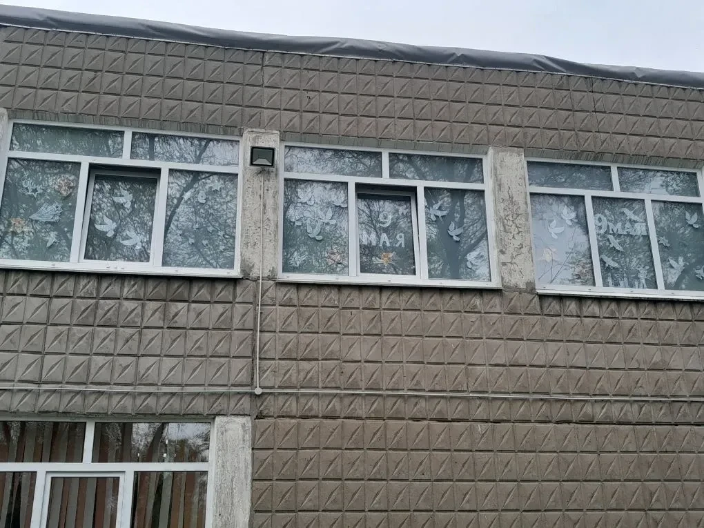 Ко Дню Победы наша школа стала участницей Всероссийской акции «Окна Победы».