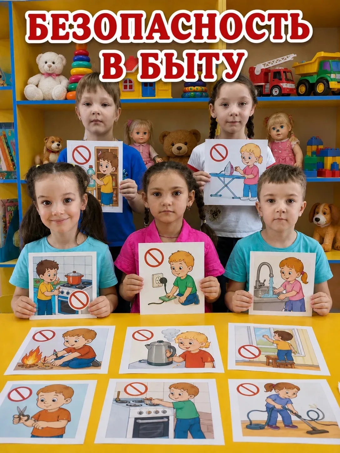 Единый день безопасности на тему "Безопасность в быту " прошел в детском саду "Капитошка".