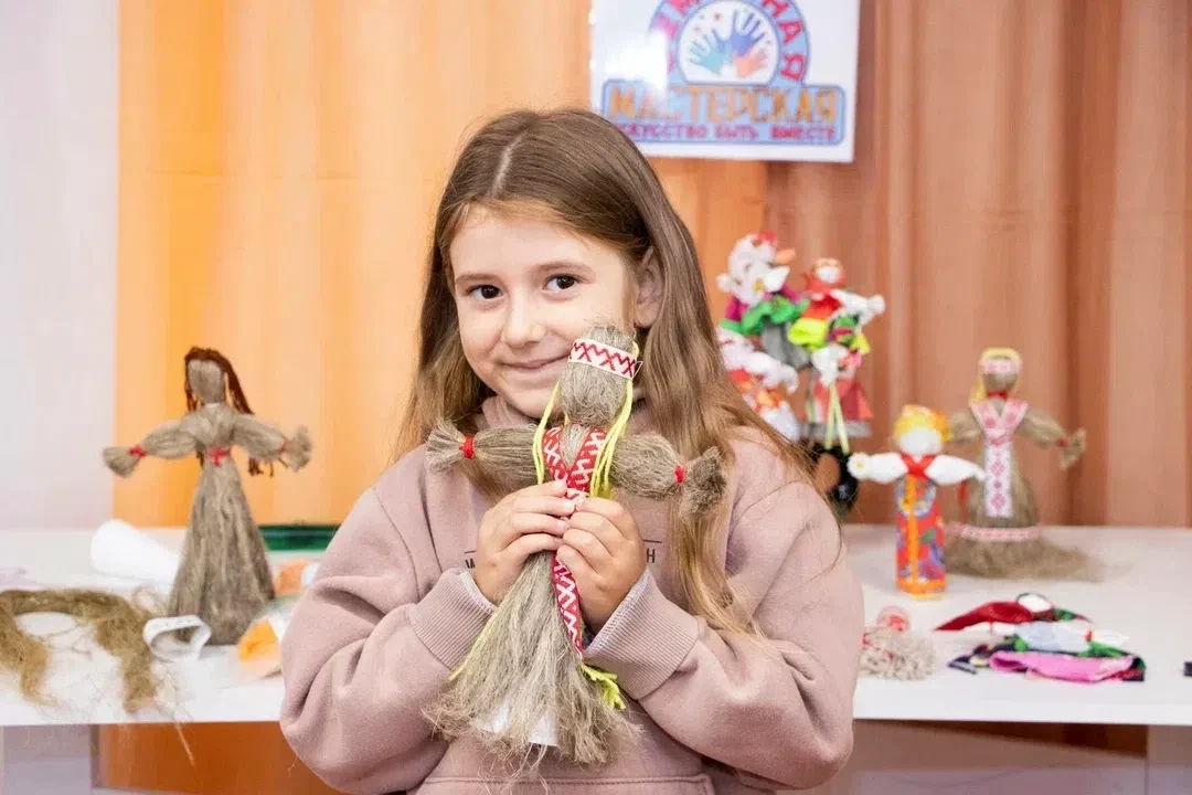 🌿 «Льняная кукла - нить семейных традиций» — первый мастер-класс проекта «Семейная мас...