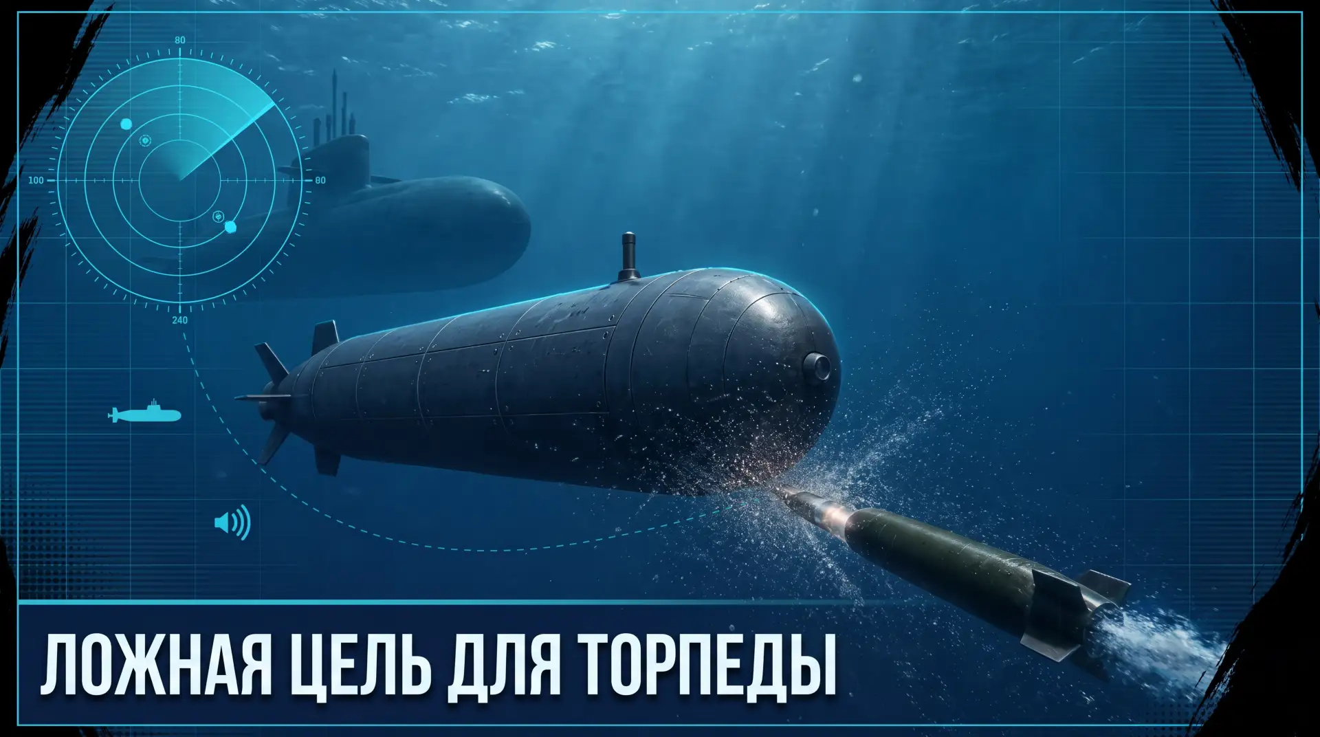 В России запатентовали подводный аппарат для защиты субмарин от торпед