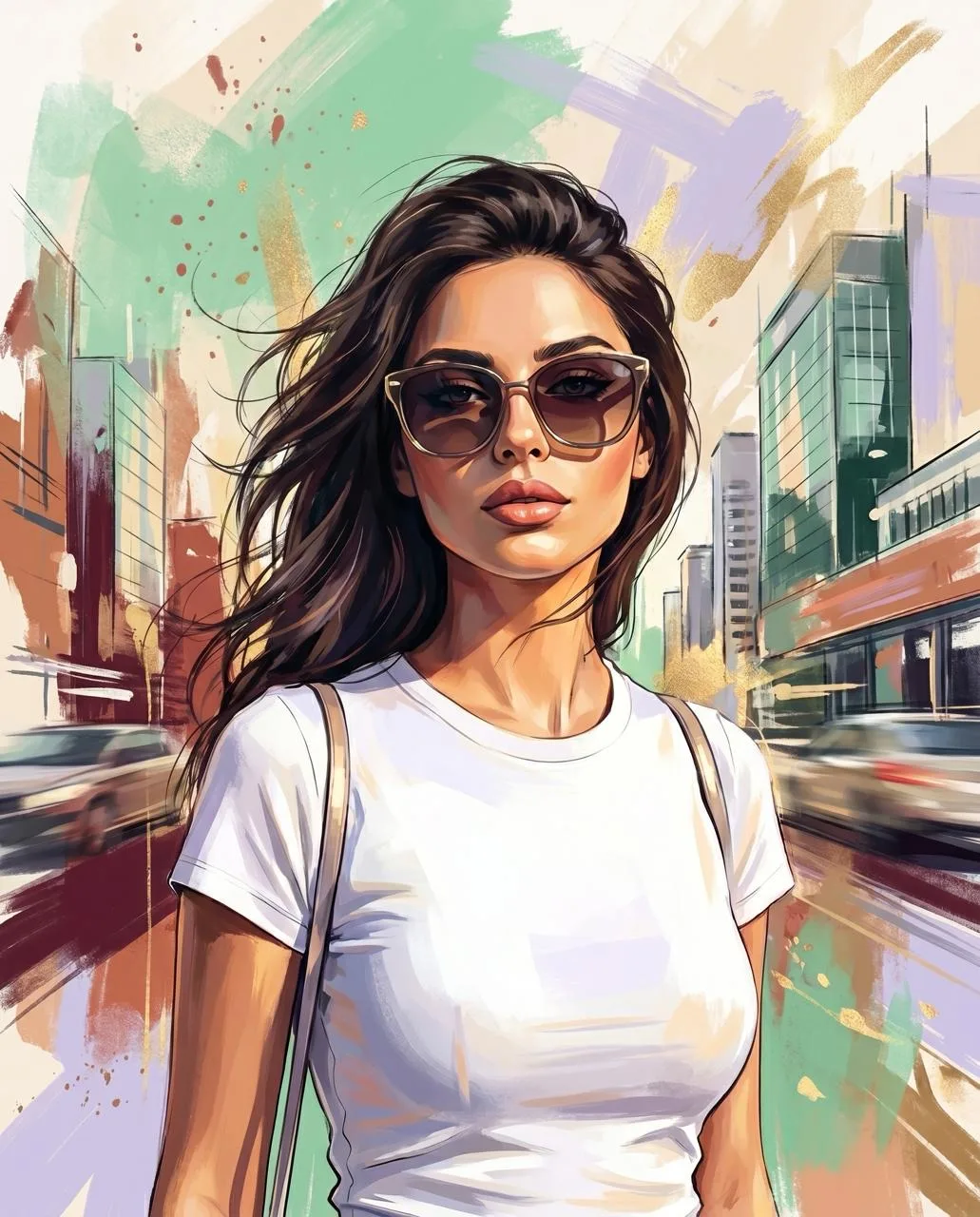«Акварельный стрит стайл»  🎨  Новый авторский шаблон — превращаем твоё фото в стильный художественны