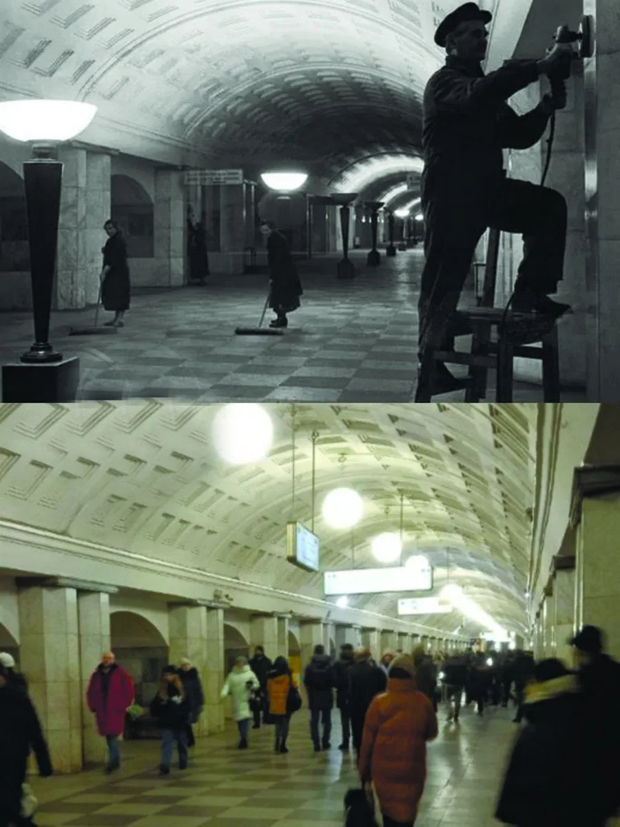 📍Станция «Охотный Ряд».  

1935/2024 год.

💡 1935 г. — Открыта под историческим названием «Охотный