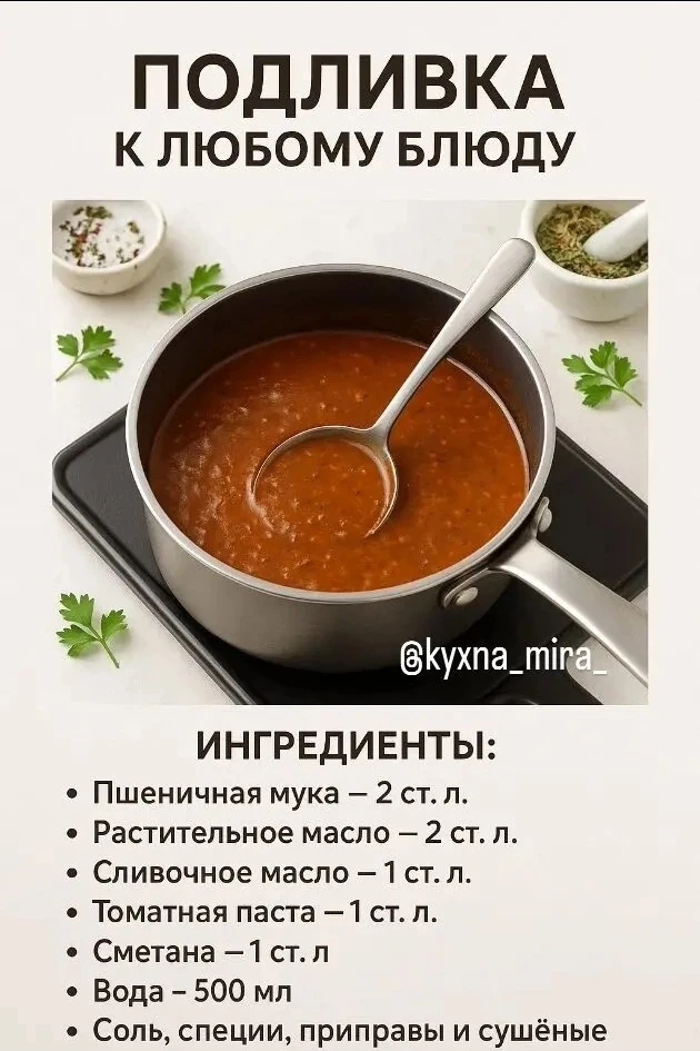 Приготовление: