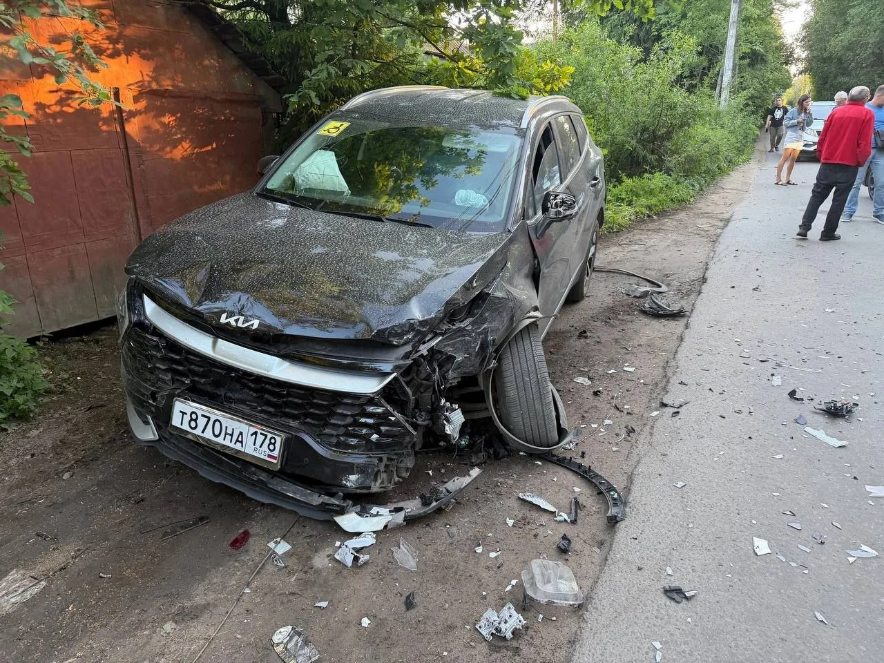 На перекрёстке Торгового и Жуковского произошла авария