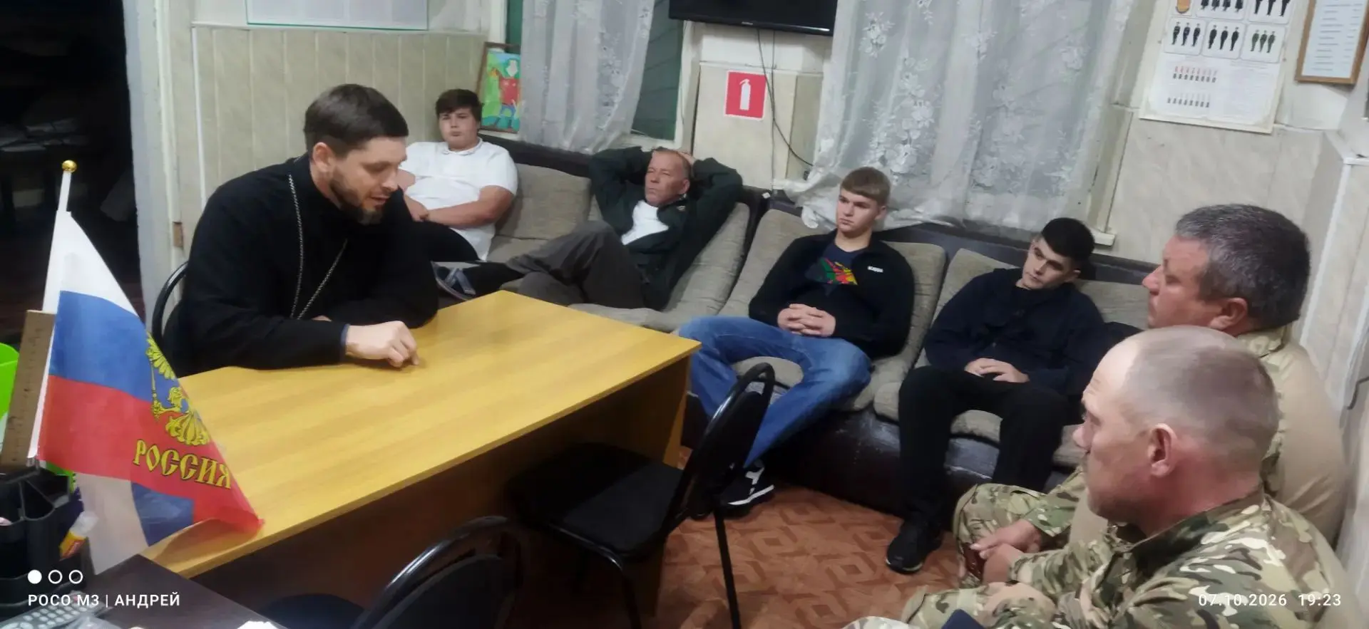 «От слов своих осудишься»: священник рассказал казакам о вреде сквернословия и силе цер...