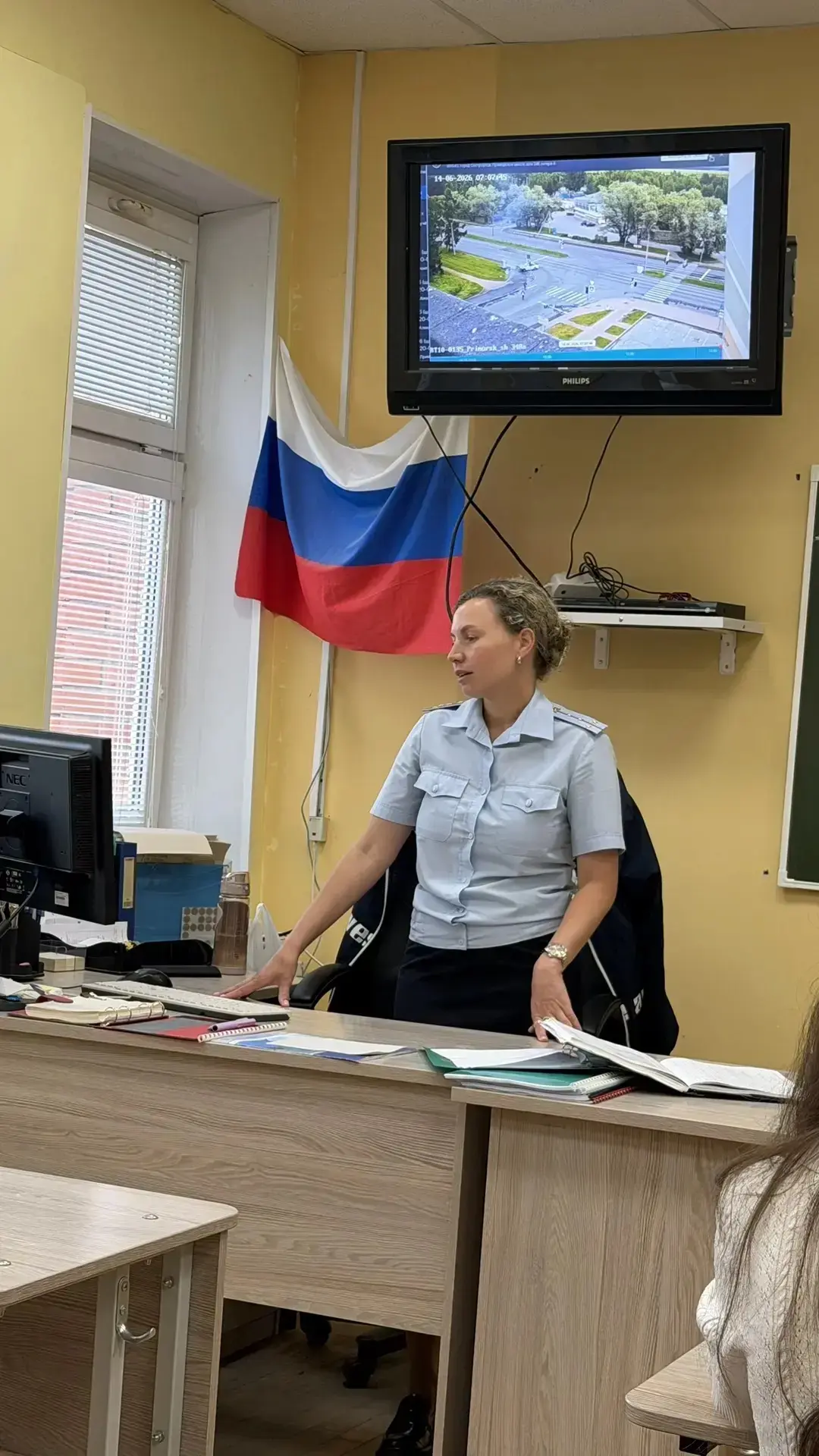 🚨 ВАЖНАЯ ВСТРЕЧА 

🗣️Вчера к нам приехали сотрудники Госавтоинспекции . Они провели с ребятами сер