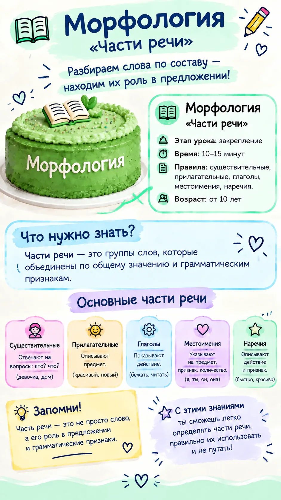 Продолжаем создавать наш лингвистический торт 🍰 На очереди — следующий кусочек торта, ...