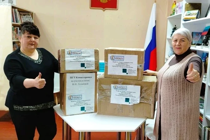 Оренбуржцы передали книги в подшефную территорию 📚