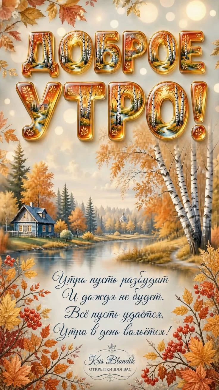 🌞🎉 Чудесного утра! Везения и хорошего настроения!