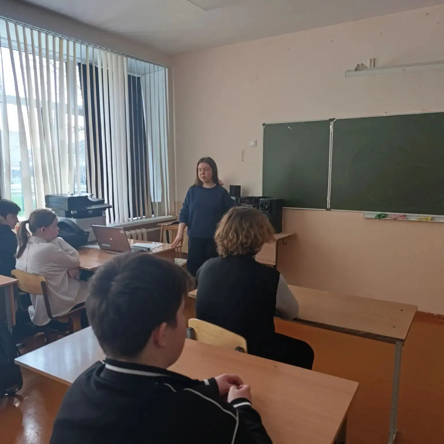 В МБОУ лицей №3 прошла встреча с нашей выпускницей, теперь уже студенткой третьего курса ГБОУ ПОО "М