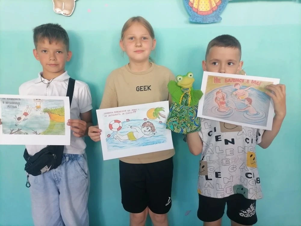 Очень важно, чтобы детское купание в водоёмах было безопасным. 

Поэтому сегодня мы в школьном лагер