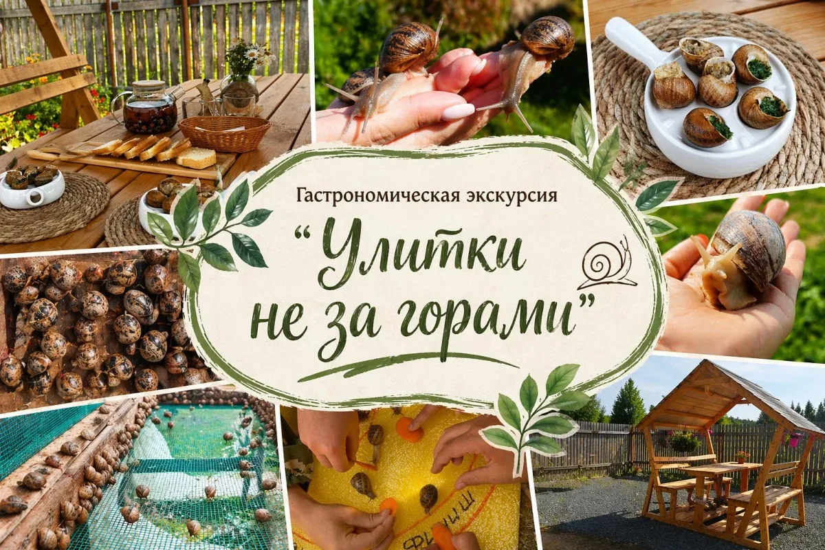 🐌 Улитки не за горами — они всего в часе от Перми!
