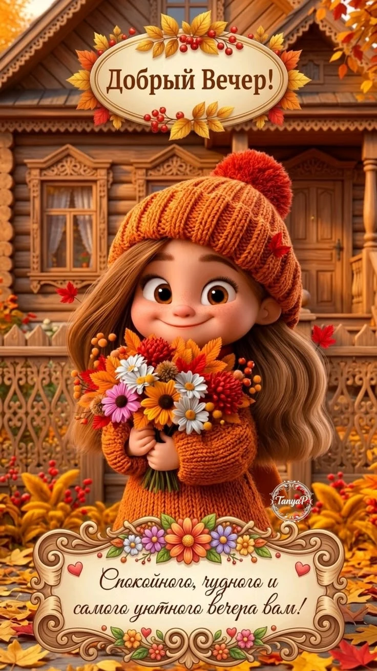 Доброго вечера! Отличного отдыха! ✨💐